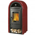 Печь-камин с духовкой Stefany Forno, цвет бордовый (La Nordica) Печь-камин с духовкой Stefany Forno, цвет бордовый (La Nordica)