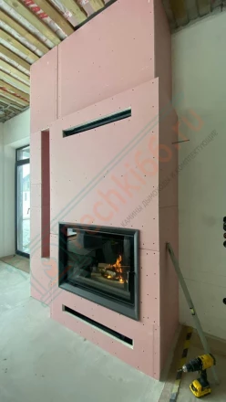 Каминная топка Астов ПС 800 (монтаж 07.2024)