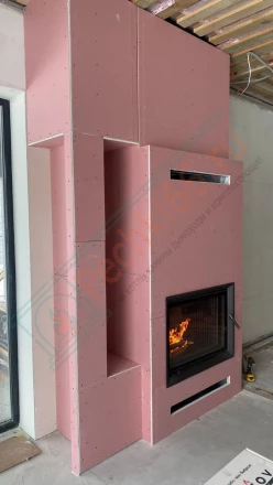 Каминная топка Астов ПС 800 (монтаж 07.2024)