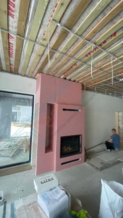 Каминная топка Астов ПС 800 (монтаж 07.2024)