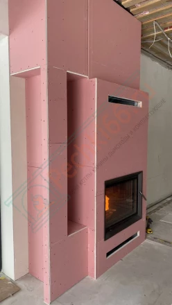 Каминная топка Астов ПС 800 (монтаж 07.2024)