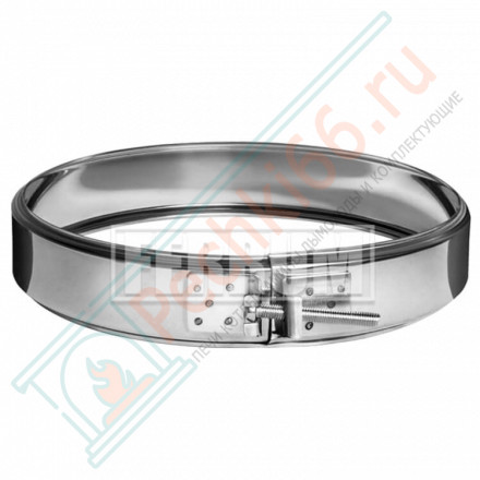 Хомут обжимной (НЕРЖ-430/0,5) d-150 (Феррум)