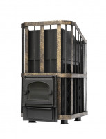 Печь для бани "Сибирь-25" без ВТК с закрытой каменкой (Сибирь-Премиум)