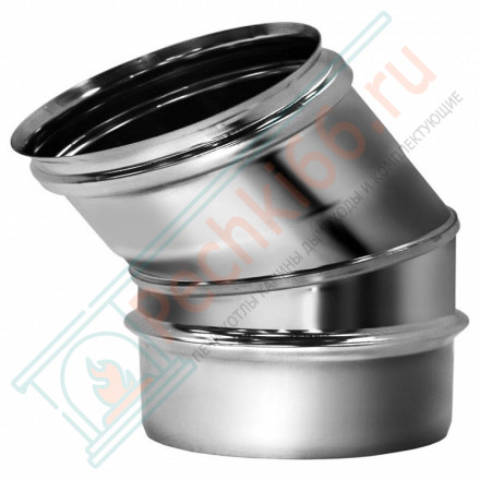 Отвод одностенный 30° (AISI-304/0,5мм) d-104 (Вулкан)