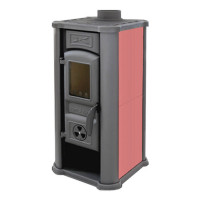 Отопительная печь Diana ceramic красная (Tim Sistem) до 140 м3