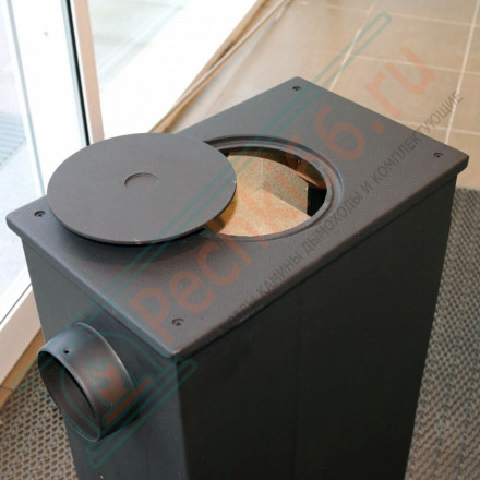 Отопительная печь Flensburg, Черная (Thorma) до 190 м3