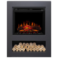 Электрический каминокомплект Loft - Серый графит с очагом XHD28L-INT