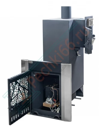 Газовая банная печь из нержавеющей стали № 06-ГТ 20 (Тройка) до 18 м3