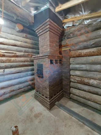 Газовая банная печь из нержавеющей стали № 06-ГТ 20 (Тройка) до 18 м3