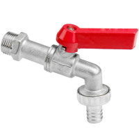 Кран шаровый водоразборный с флажковой ручкой 3/4" (Hydrosta)