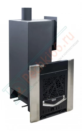 Газовая банная печь из нержавеющей стали № 06-ГТ 80 (Тройка) до 80 м3
