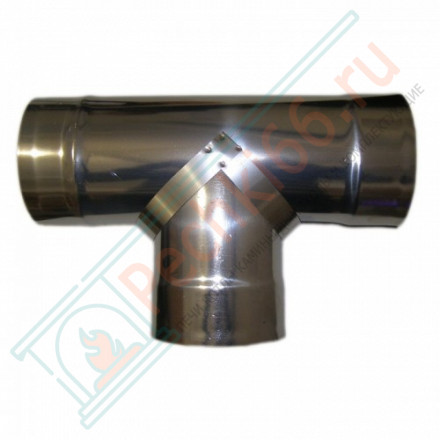 Тройник 90° (НЕРЖ-439/1,0) d-120 (УМК)