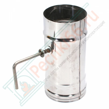 Шибер-поворотный (НЕРЖ-430/0,5) d-115 (Ferrum GS)