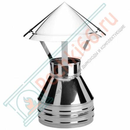 Зонт V50R с изол (AISI-321/0,8-ОЦИНК-RAL/0,5) d-104/200 (Вулкан)