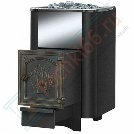 Чугунная печь для бани Сенсация 16 Антрацит ДТ-4 (Везувий) до 18 м3