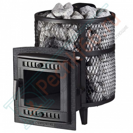 Печь банная Атмосфера-М (Мини) сетка нержавейка (ProMetall)