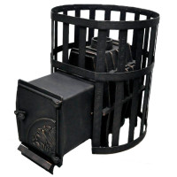 Чугунная печь для бани Купечница - 20 монолит (Шуйские печи)