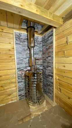 Печи для бани Эверест Steam Master 24 INOX (210М) под ключ (монтаж 07.2023)