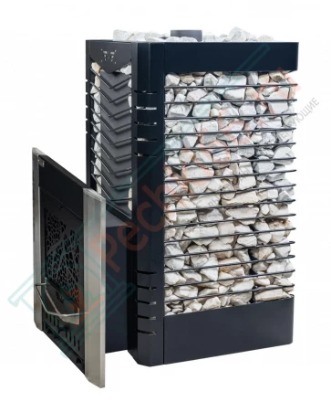 Газовая печь для бани № 06-ГТ 60 с сеткой для камней (Тройка) до 36 м3