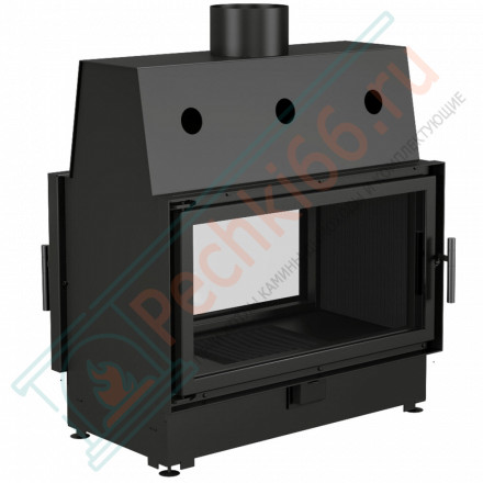 Каминная топка Double 90x51, туннель, футеровка чугун (ECHA-TECH) 15 кВт