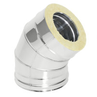 Отвод Термо 45° ОТ-Р (316-0.5/304) d-80/140 (ТиС Промо)