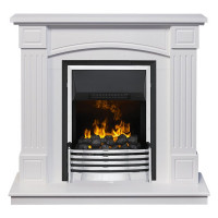 Каминокомплект Boston - Белый (Высота 925см) с элетроочагом Flagstaff (Dimplex)