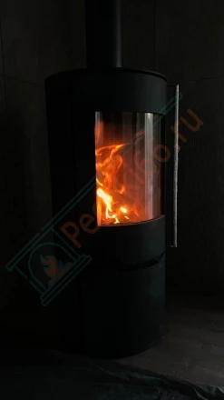 Печь камин Астов R1 на дровнике под ключ (монтаж 11.2022)
