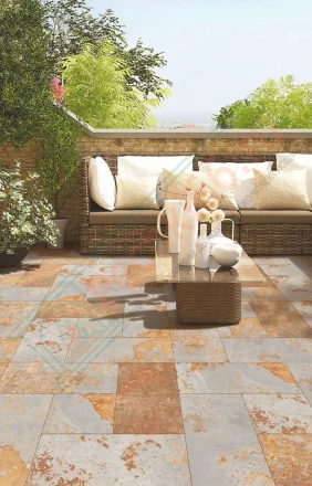 Плитка сланец Multicolor Brazil 600 x 300 x 10 мм (1,08 м2 / 6 шт)