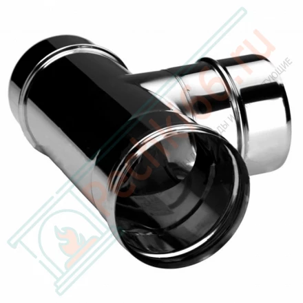 Тройник одностенный 90° (AISI-321/0,5мм) d-300 (Вулкан)